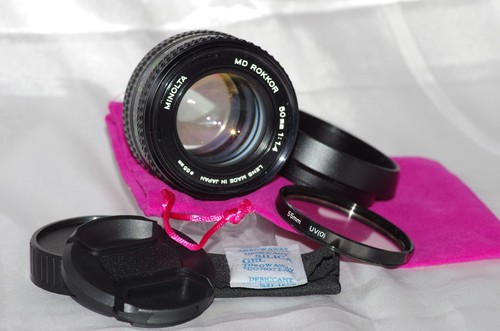 Objectif 50mm 4 minolta - objectif,