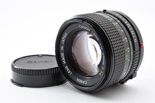 Canon new 50mm 4 nfd - f/1.4, mf